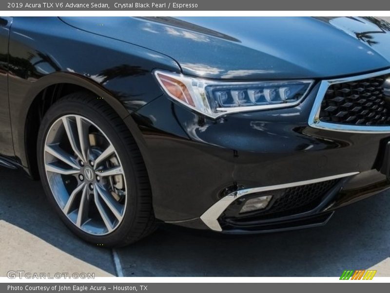 Crystal Black Pearl / Espresso 2019 Acura TLX V6 Advance Sedan
