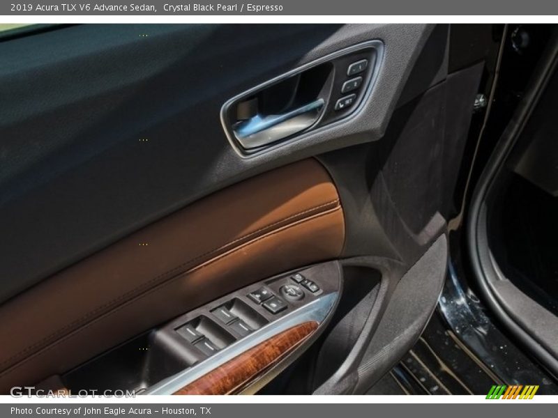 Crystal Black Pearl / Espresso 2019 Acura TLX V6 Advance Sedan