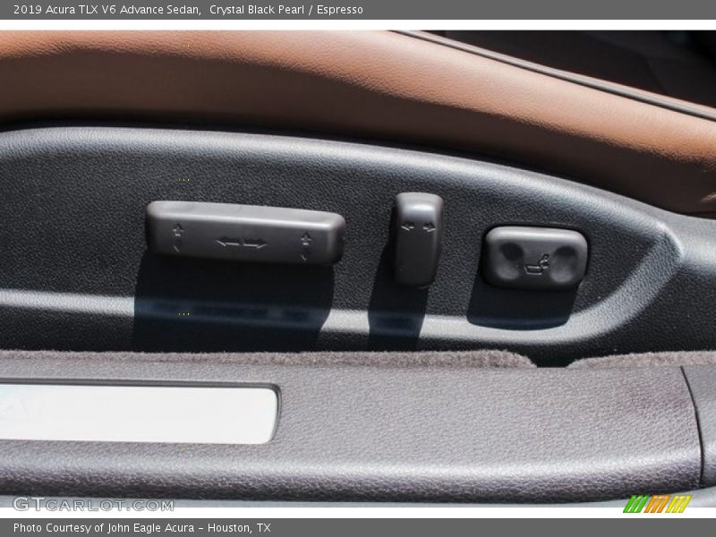 Crystal Black Pearl / Espresso 2019 Acura TLX V6 Advance Sedan