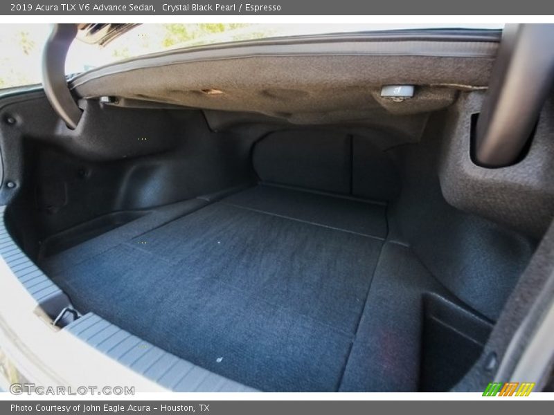 Crystal Black Pearl / Espresso 2019 Acura TLX V6 Advance Sedan