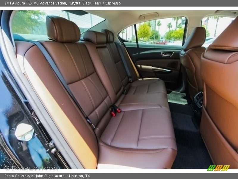 Crystal Black Pearl / Espresso 2019 Acura TLX V6 Advance Sedan