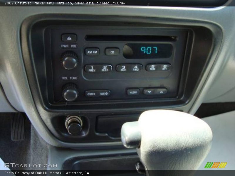 Silver Metallic / Medium Gray 2002 Chevrolet Tracker 4WD Hard Top