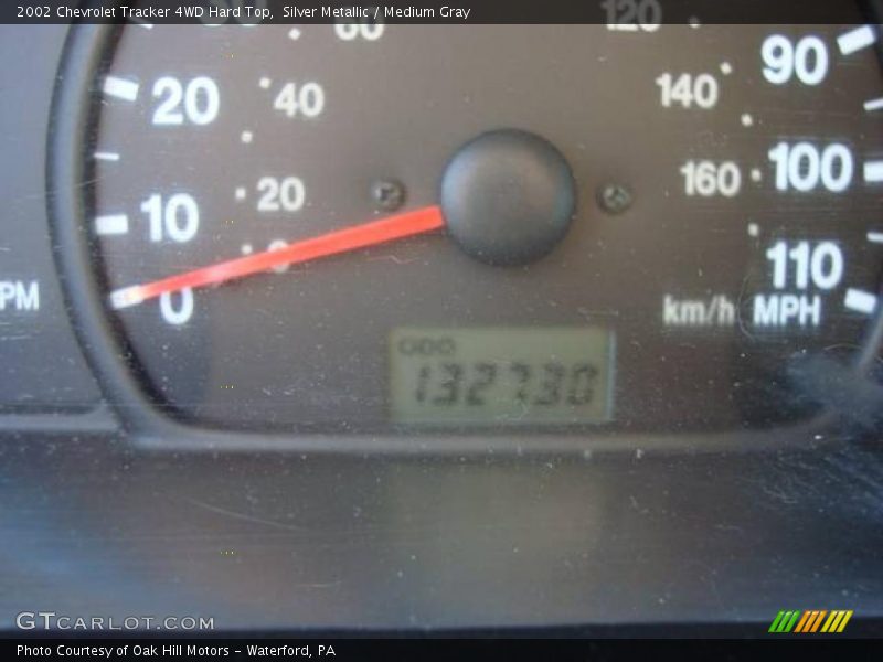 Silver Metallic / Medium Gray 2002 Chevrolet Tracker 4WD Hard Top