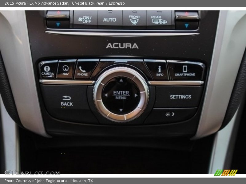 Crystal Black Pearl / Espresso 2019 Acura TLX V6 Advance Sedan
