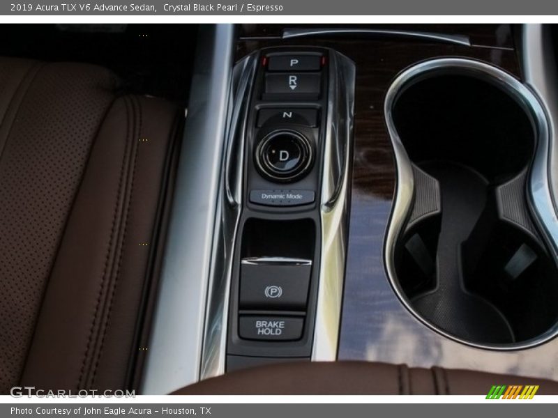 Crystal Black Pearl / Espresso 2019 Acura TLX V6 Advance Sedan