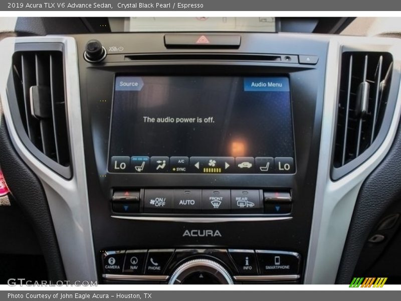 Crystal Black Pearl / Espresso 2019 Acura TLX V6 Advance Sedan