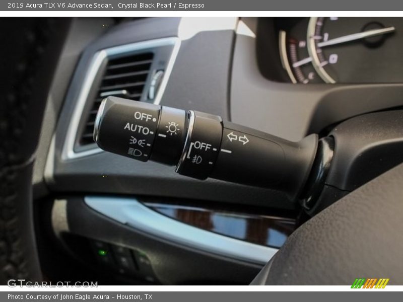 Crystal Black Pearl / Espresso 2019 Acura TLX V6 Advance Sedan