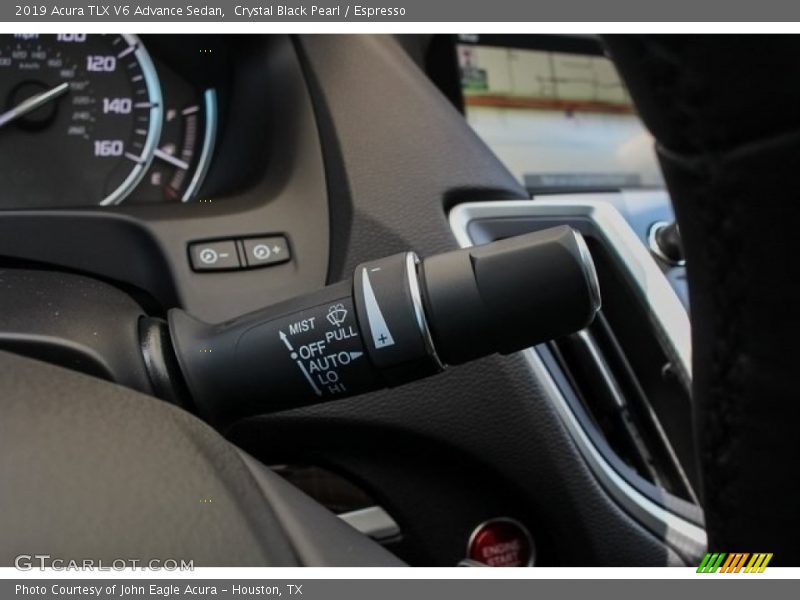 Crystal Black Pearl / Espresso 2019 Acura TLX V6 Advance Sedan