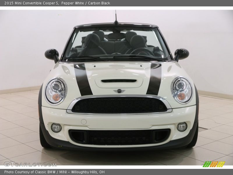 Pepper White / Carbon Black 2015 Mini Convertible Cooper S