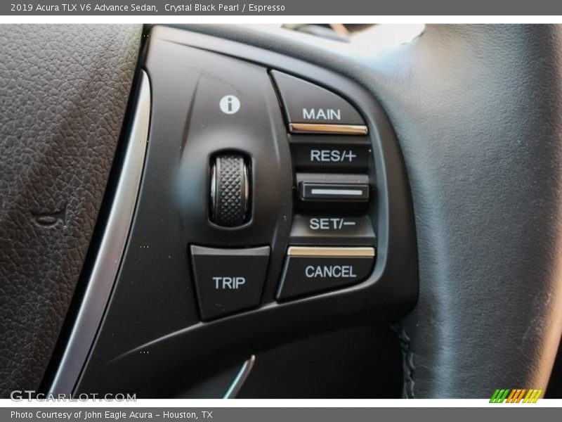 Crystal Black Pearl / Espresso 2019 Acura TLX V6 Advance Sedan