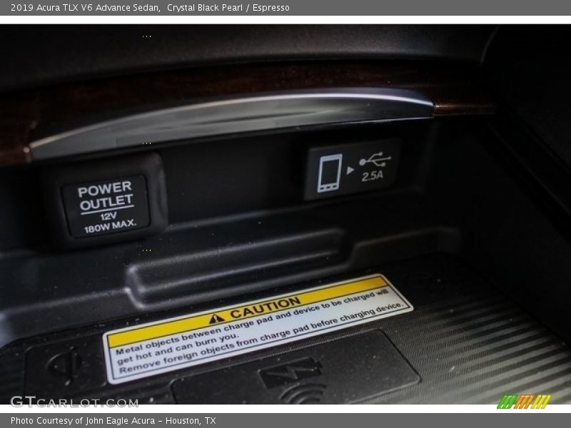 Crystal Black Pearl / Espresso 2019 Acura TLX V6 Advance Sedan