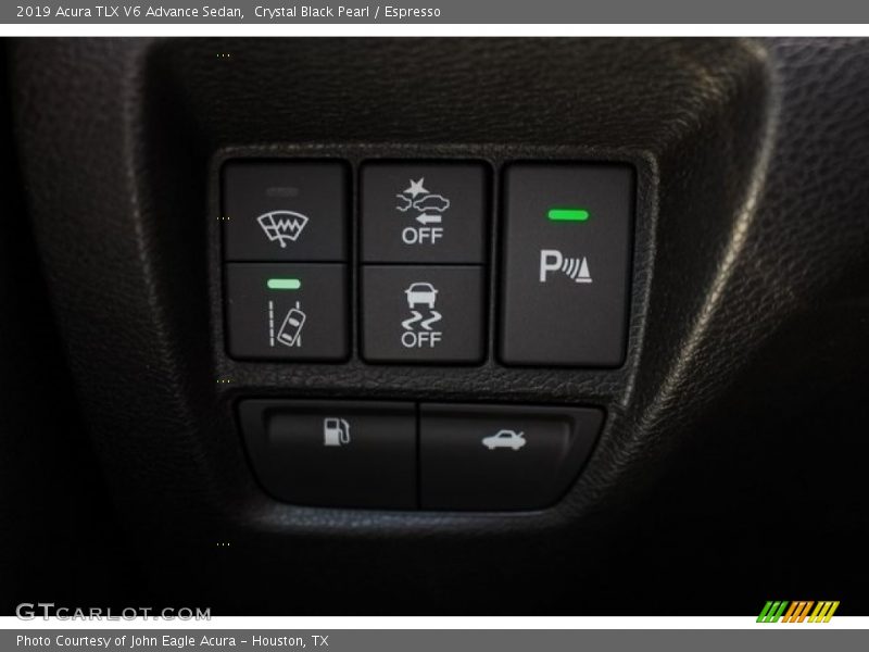Crystal Black Pearl / Espresso 2019 Acura TLX V6 Advance Sedan