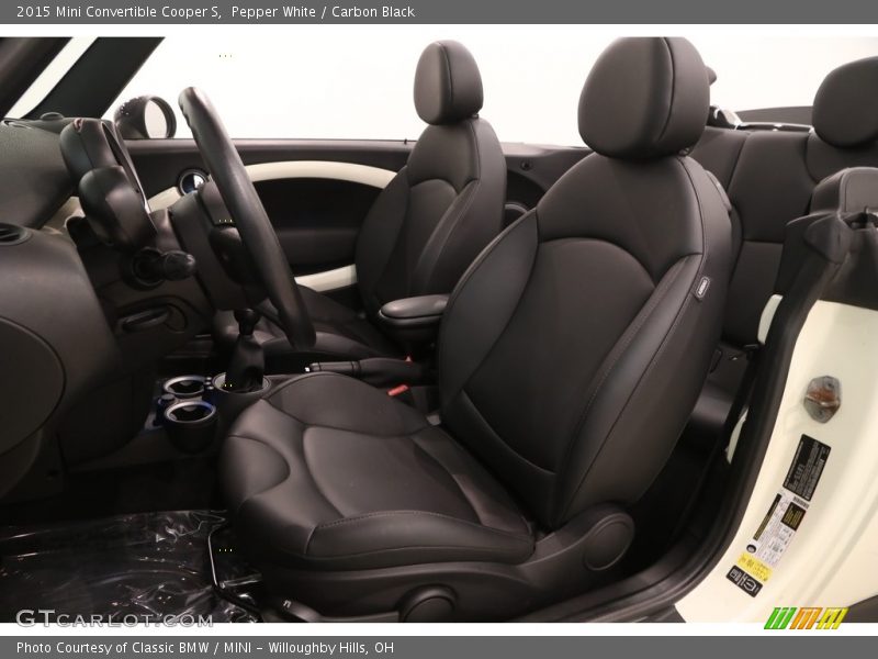 Pepper White / Carbon Black 2015 Mini Convertible Cooper S