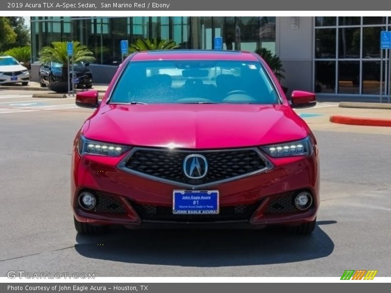 San Marino Red / Ebony 2019 Acura TLX A-Spec Sedan