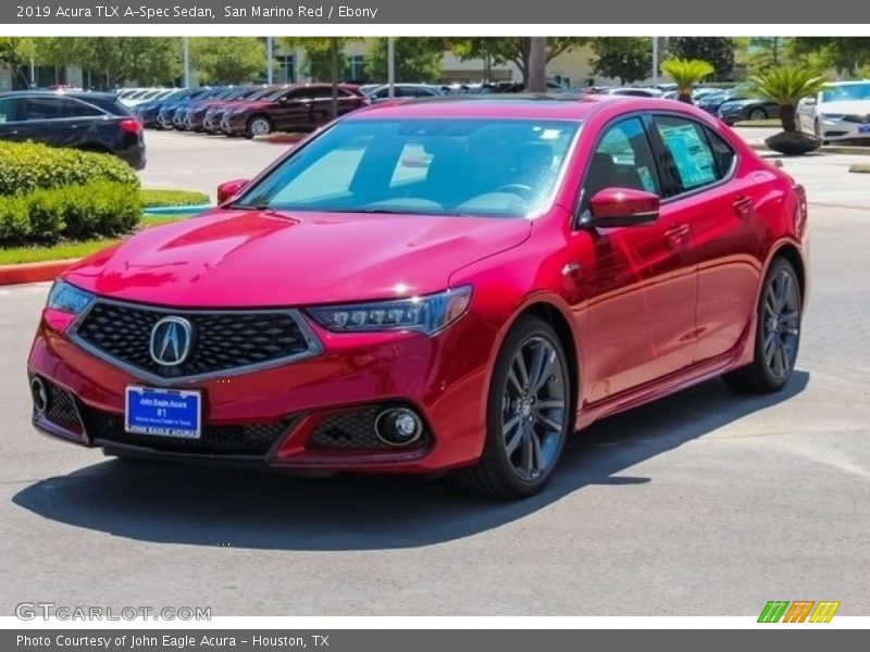 San Marino Red / Ebony 2019 Acura TLX A-Spec Sedan