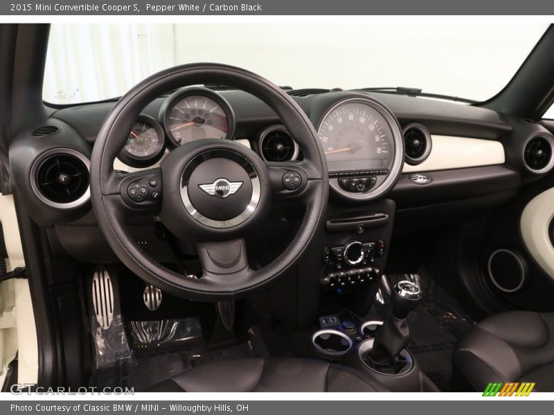 Pepper White / Carbon Black 2015 Mini Convertible Cooper S