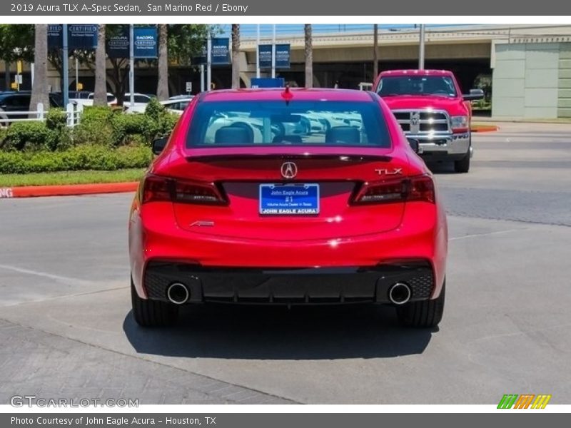 San Marino Red / Ebony 2019 Acura TLX A-Spec Sedan