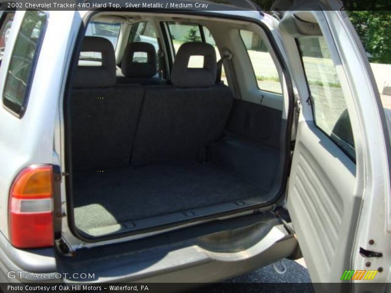 Silver Metallic / Medium Gray 2002 Chevrolet Tracker 4WD Hard Top