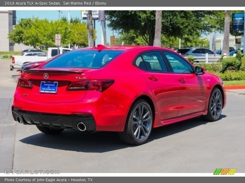 San Marino Red / Ebony 2019 Acura TLX A-Spec Sedan