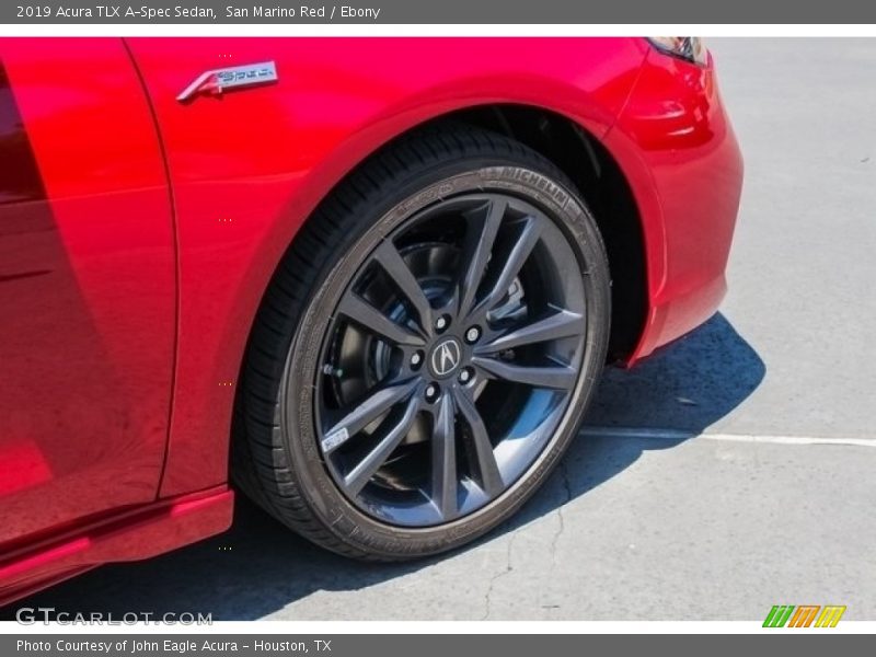 San Marino Red / Ebony 2019 Acura TLX A-Spec Sedan