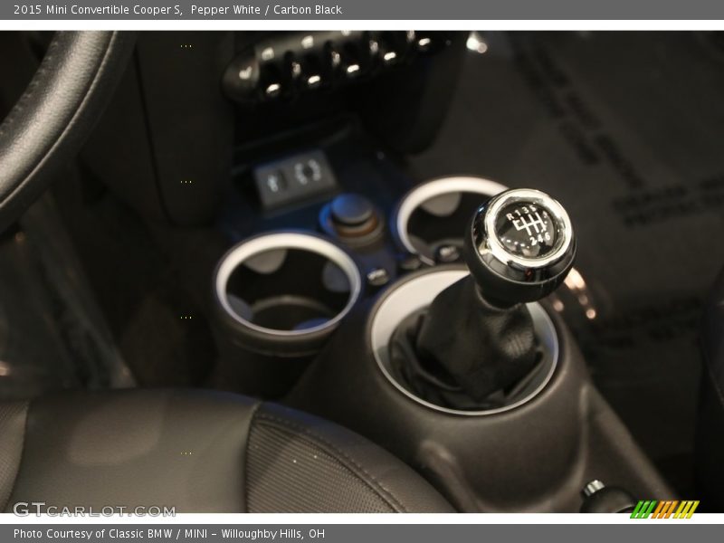 Pepper White / Carbon Black 2015 Mini Convertible Cooper S