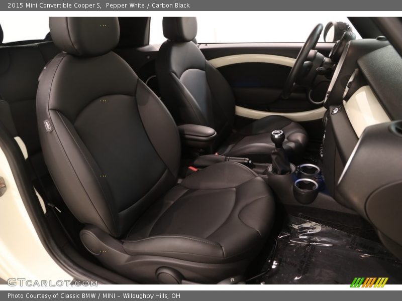 Pepper White / Carbon Black 2015 Mini Convertible Cooper S