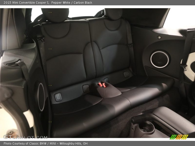 Pepper White / Carbon Black 2015 Mini Convertible Cooper S
