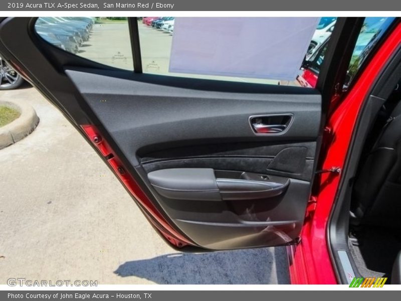 San Marino Red / Ebony 2019 Acura TLX A-Spec Sedan
