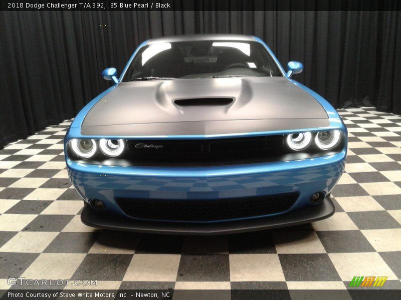 B5 Blue Pearl / Black 2018 Dodge Challenger T/A 392