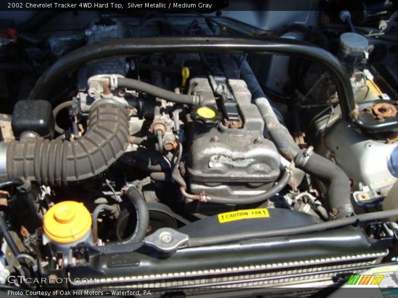 Silver Metallic / Medium Gray 2002 Chevrolet Tracker 4WD Hard Top