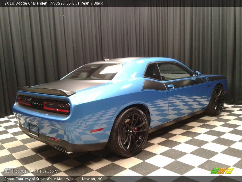 B5 Blue Pearl / Black 2018 Dodge Challenger T/A 392