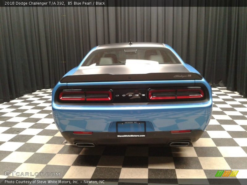 B5 Blue Pearl / Black 2018 Dodge Challenger T/A 392