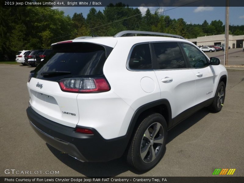 Bright White / Black 2019 Jeep Cherokee Limited 4x4