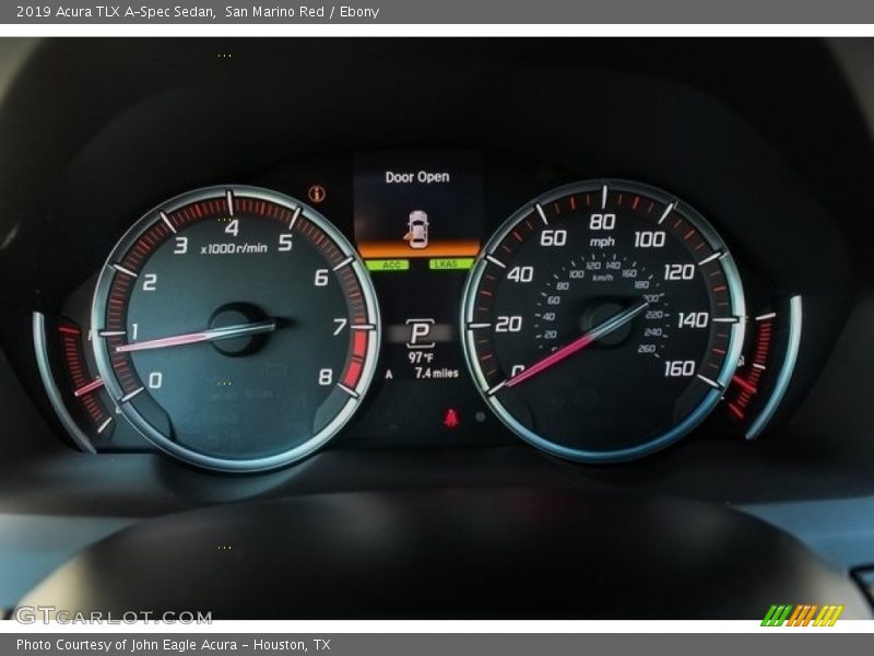 San Marino Red / Ebony 2019 Acura TLX A-Spec Sedan