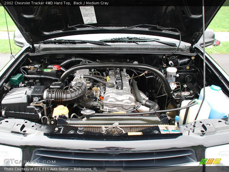 Black / Medium Gray 2002 Chevrolet Tracker 4WD Hard Top