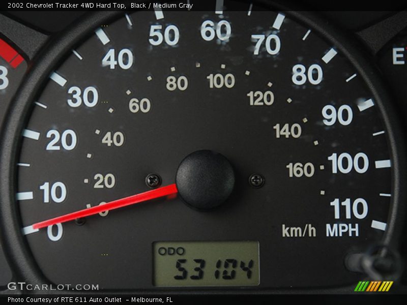 Black / Medium Gray 2002 Chevrolet Tracker 4WD Hard Top