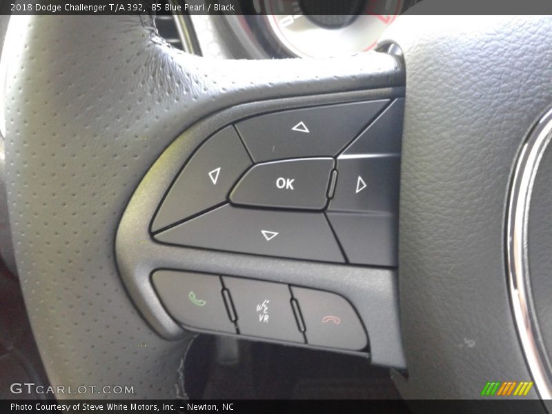 B5 Blue Pearl / Black 2018 Dodge Challenger T/A 392