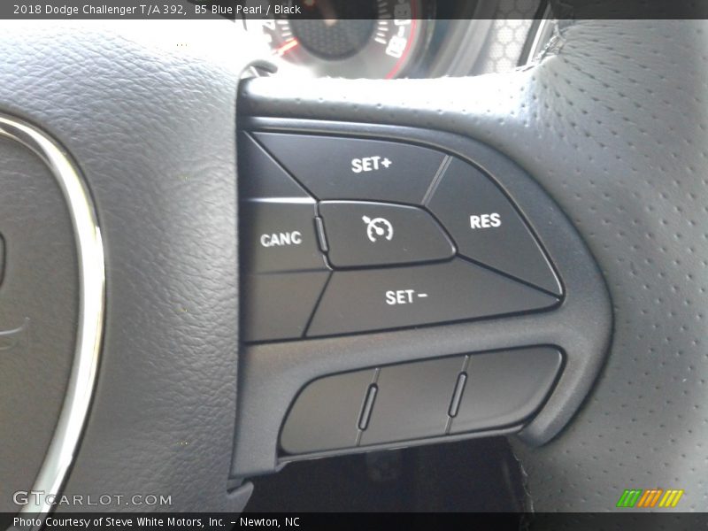 B5 Blue Pearl / Black 2018 Dodge Challenger T/A 392