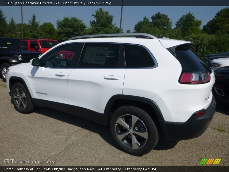 Bright White / Black/Ski Grey 2019 Jeep Cherokee Limited 4x4