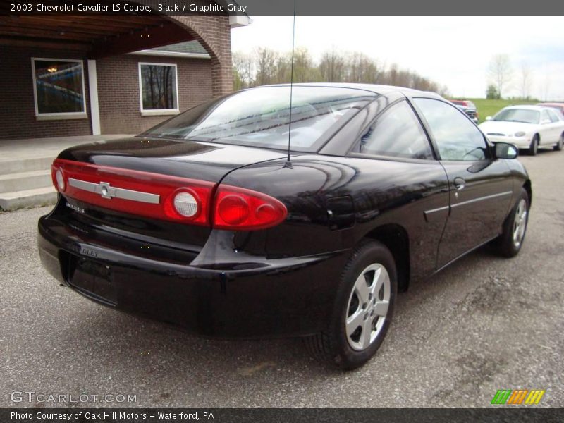 Black / Graphite Gray 2003 Chevrolet Cavalier LS Coupe