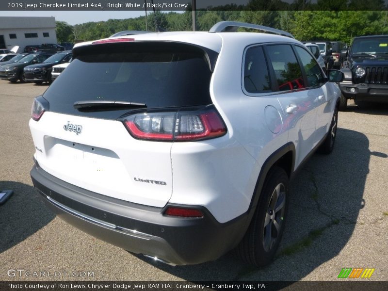 Bright White / Black/Ski Grey 2019 Jeep Cherokee Limited 4x4