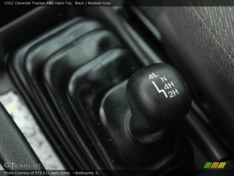 Black / Medium Gray 2002 Chevrolet Tracker 4WD Hard Top