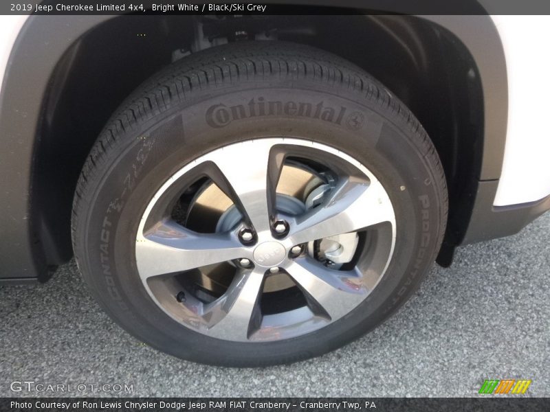 Bright White / Black/Ski Grey 2019 Jeep Cherokee Limited 4x4