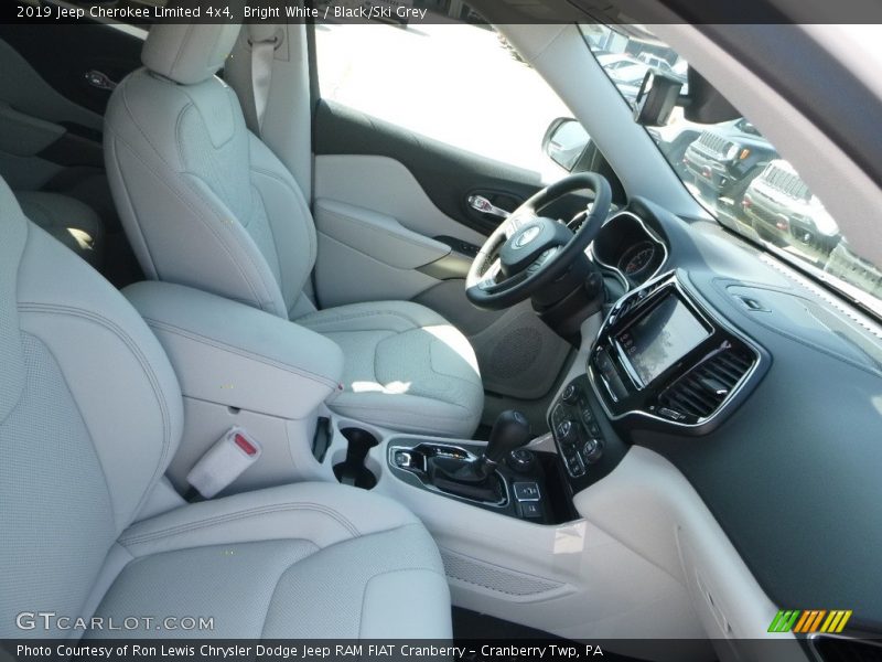 Bright White / Black/Ski Grey 2019 Jeep Cherokee Limited 4x4