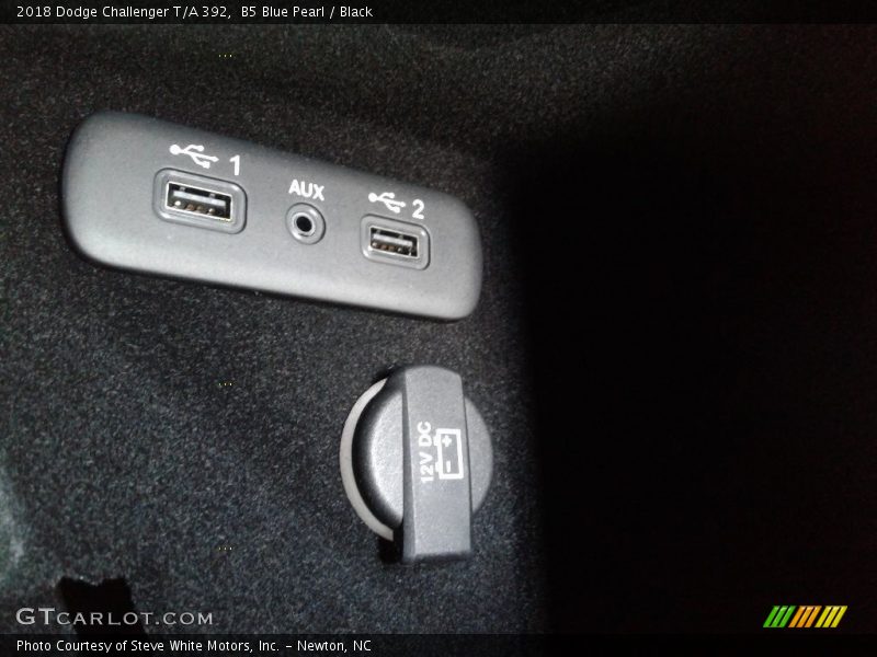 B5 Blue Pearl / Black 2018 Dodge Challenger T/A 392