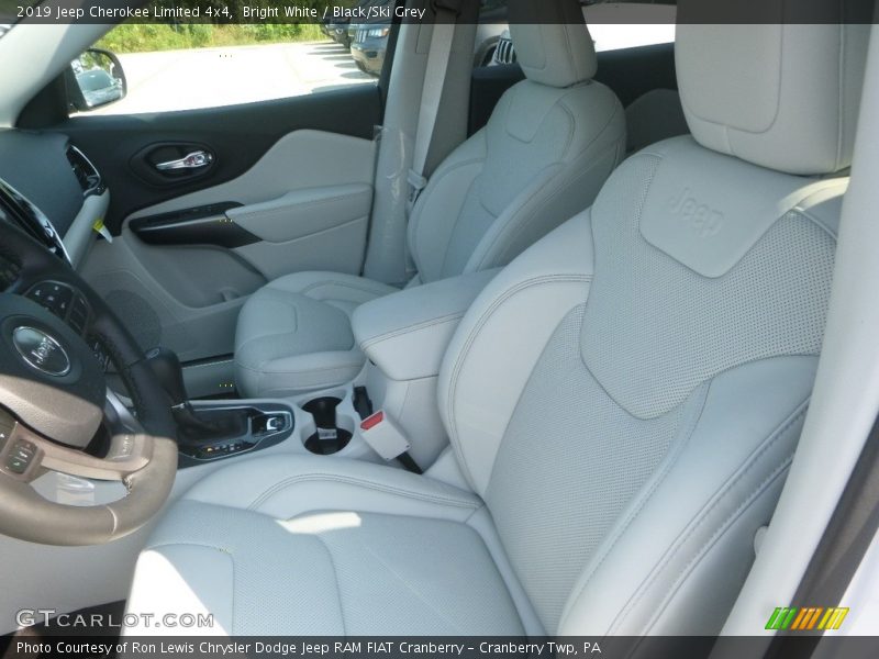 Bright White / Black/Ski Grey 2019 Jeep Cherokee Limited 4x4