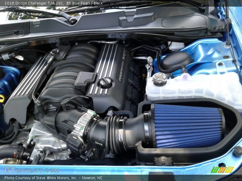 B5 Blue Pearl / Black 2018 Dodge Challenger T/A 392