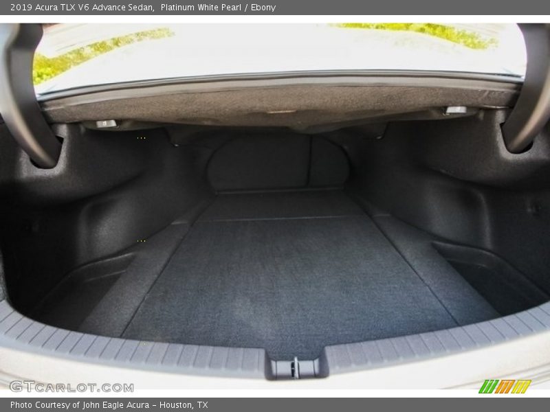 Platinum White Pearl / Ebony 2019 Acura TLX V6 Advance Sedan