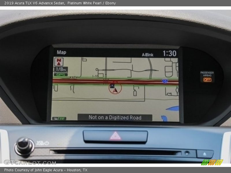 Platinum White Pearl / Ebony 2019 Acura TLX V6 Advance Sedan