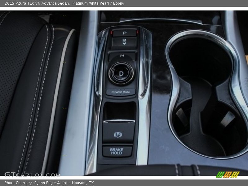 Platinum White Pearl / Ebony 2019 Acura TLX V6 Advance Sedan